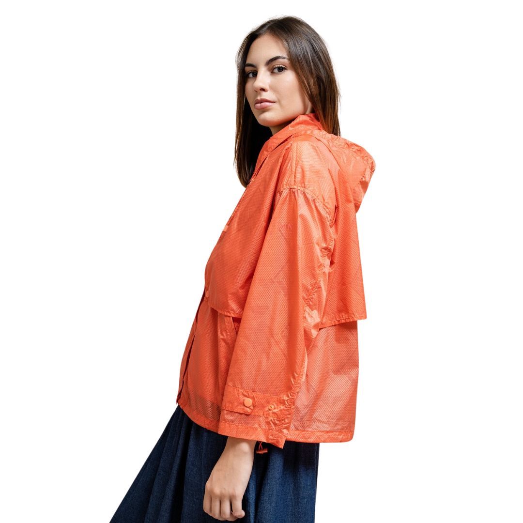 Chubasquero fino naranja WNT - Imagen 2