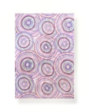 Fular circulos grandes morado+ brilli
