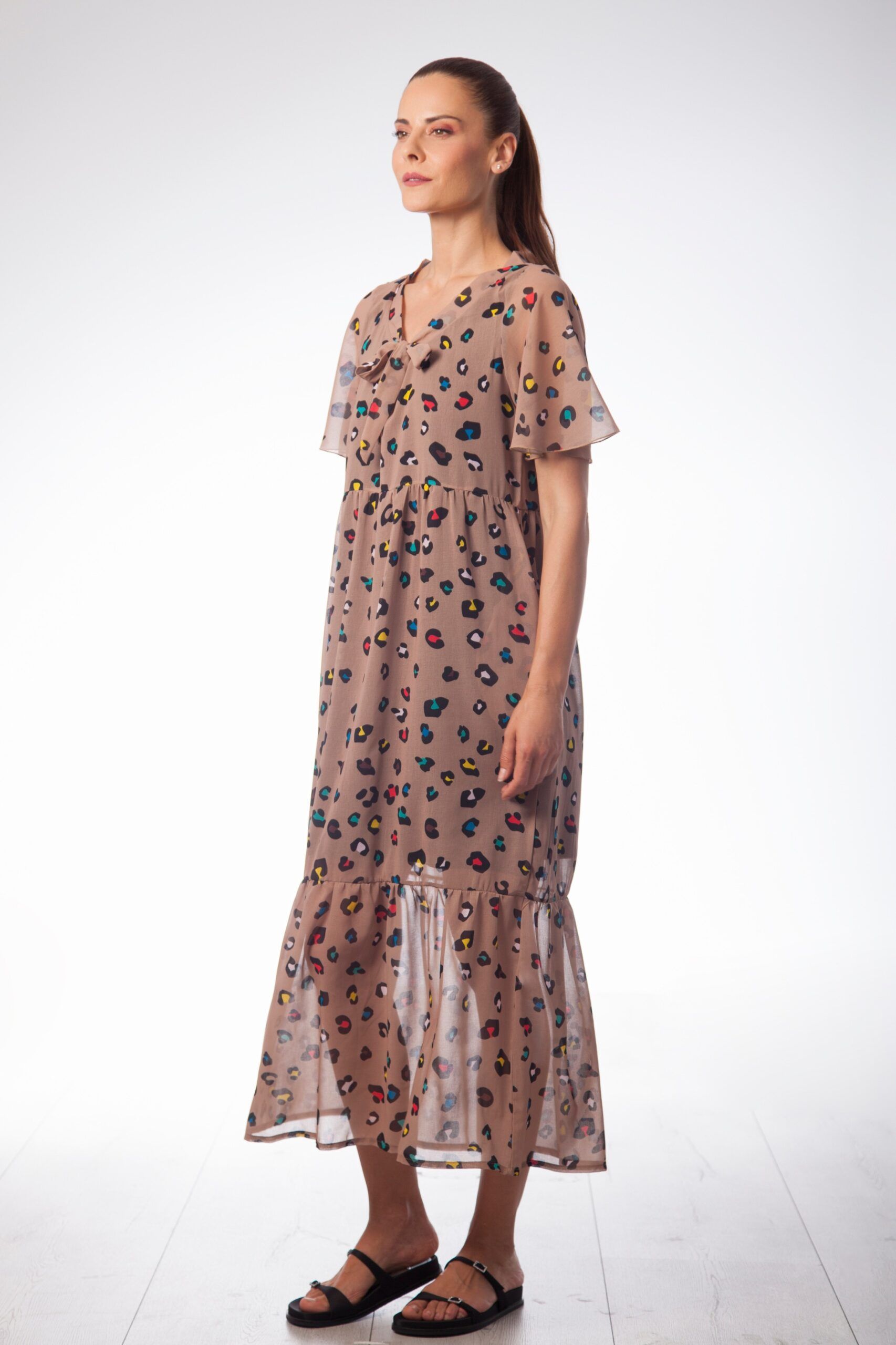 Vestido largo animal print Lolitas - Imagen 2