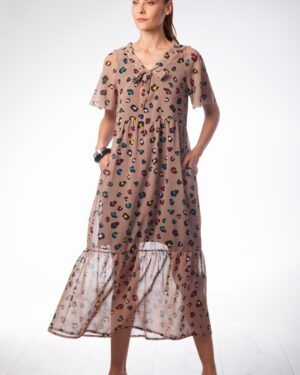 Vestido leopardo