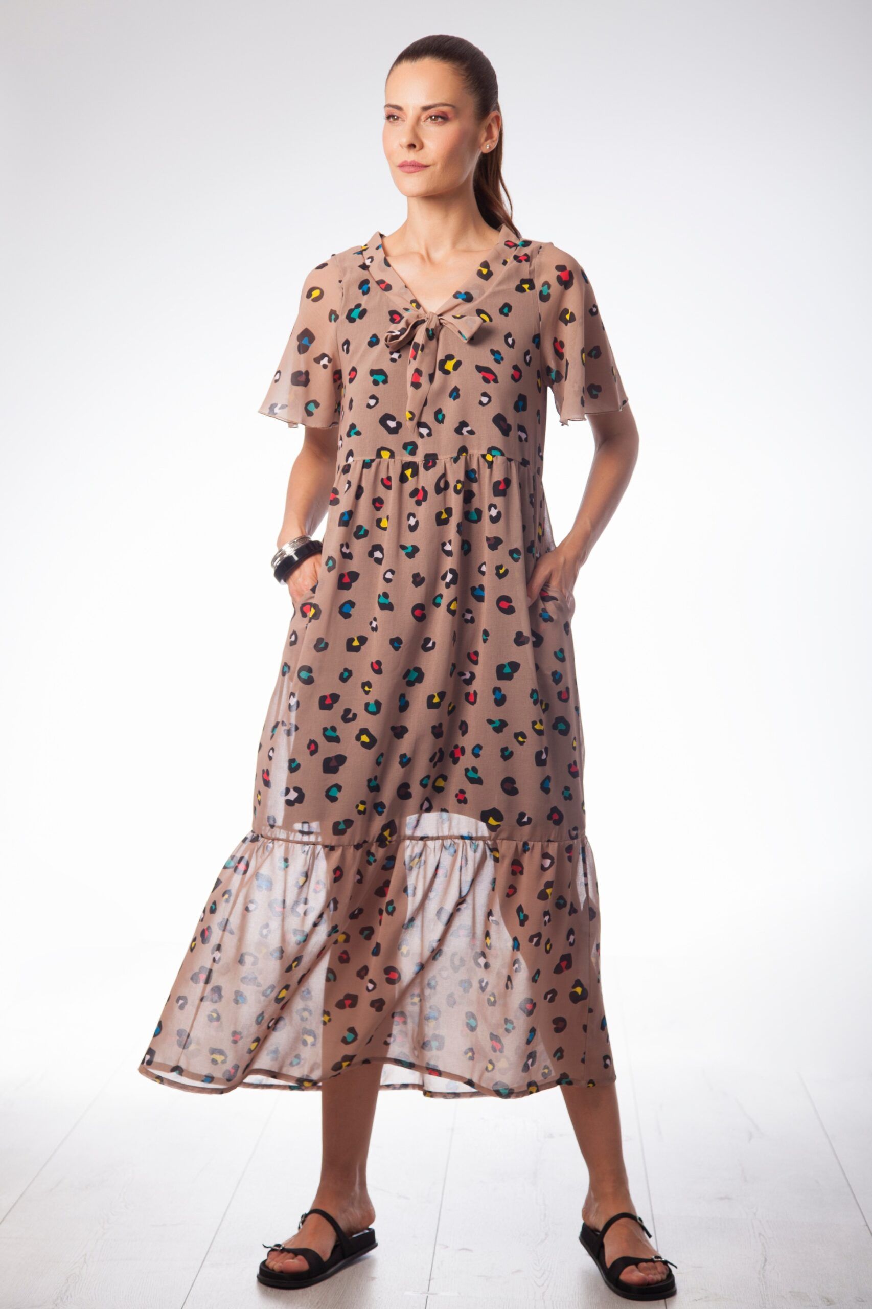 Vestido leopardo