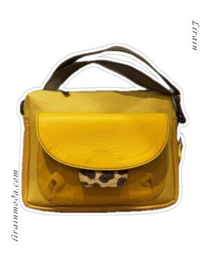Bolso piel Cher Soruka amarillo