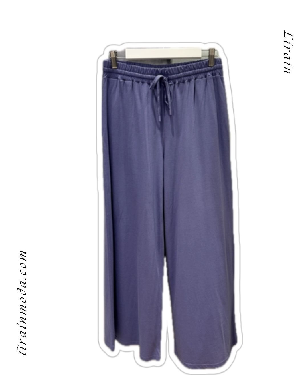 Pantalón ancho azul-lila WNT