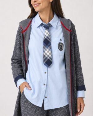 Caqueta capucha gris Poupée Chic