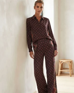 Camisa Mathilde marrón Derhy