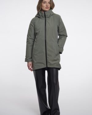 Parka verde Amey de Rino&Pelle