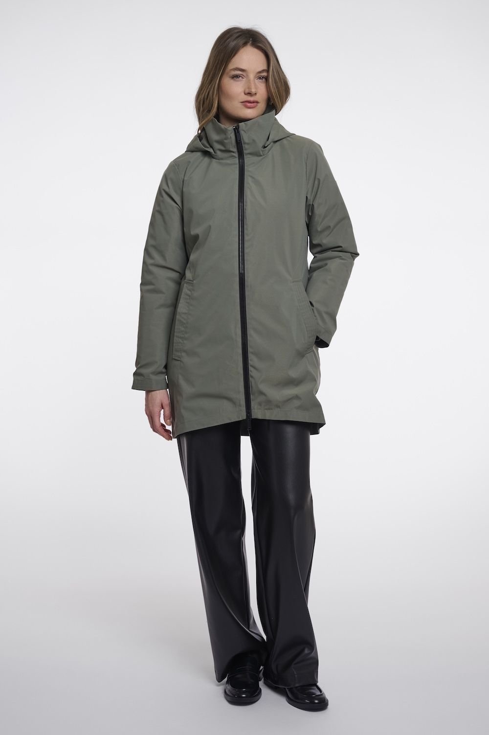 Parka verde Amey de Rino&Pelle