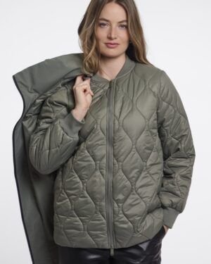 Parka verde Amey de Rino&Pelle