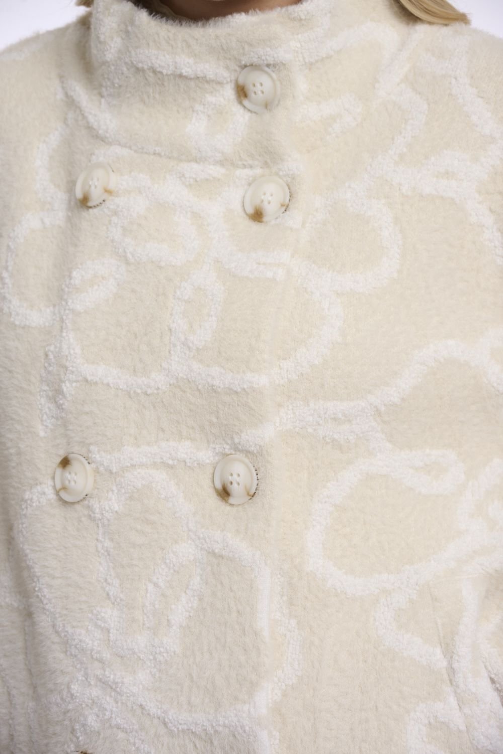 Chaqueta Beth flor beige Rino&Pelle - Imagen 3
