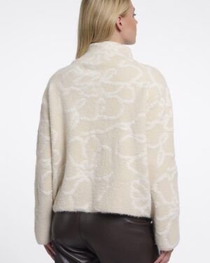 Chaqueta Beth flor beige Rino&Pelle