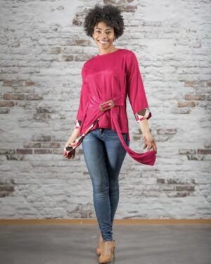 Blusa hebilla Kalis rosa