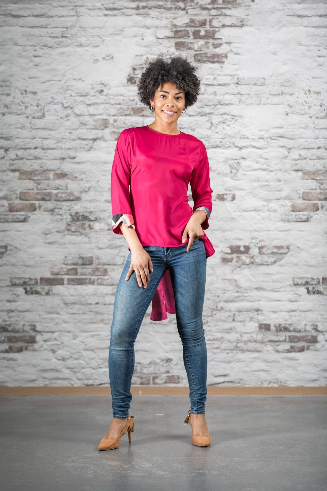 Blusa hebilla Kalis rosa - Imagen 3