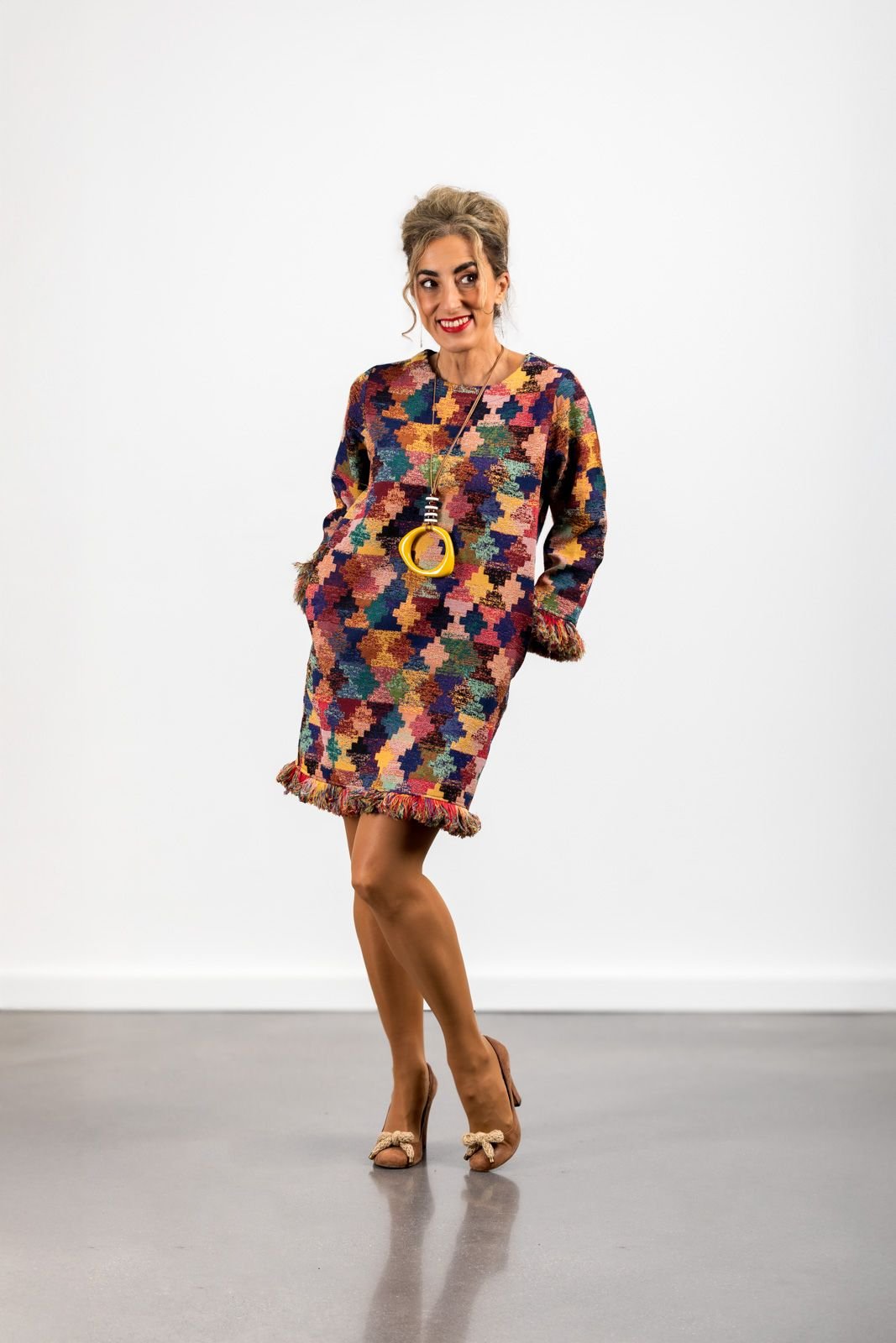 Vestido Bourgeois "Dando un paseo"