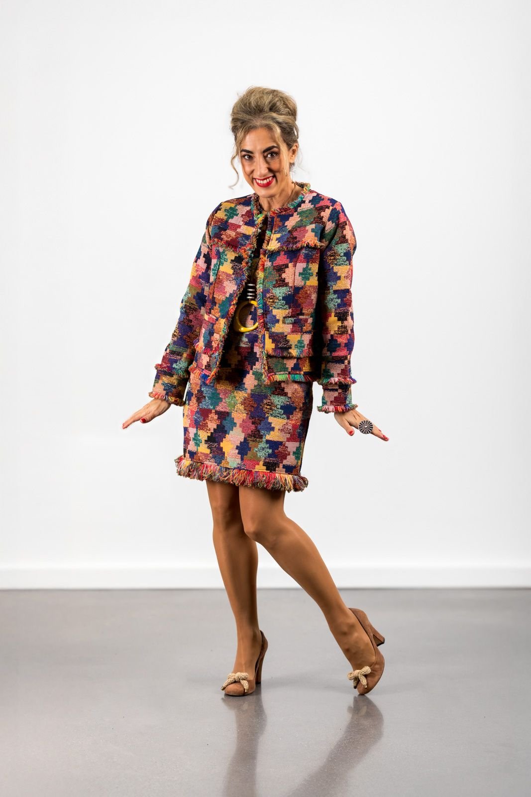 Vestido Bourgeois "Dando un paseo" - Imagen 3