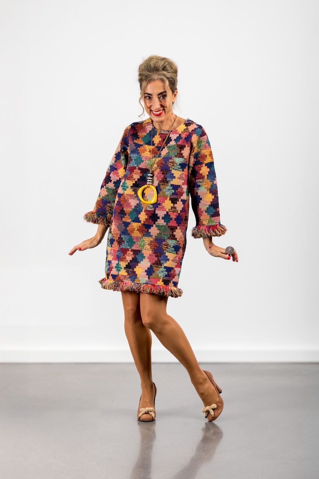 Vestido Bourgeois "Dando un paseo" - Imagen 2