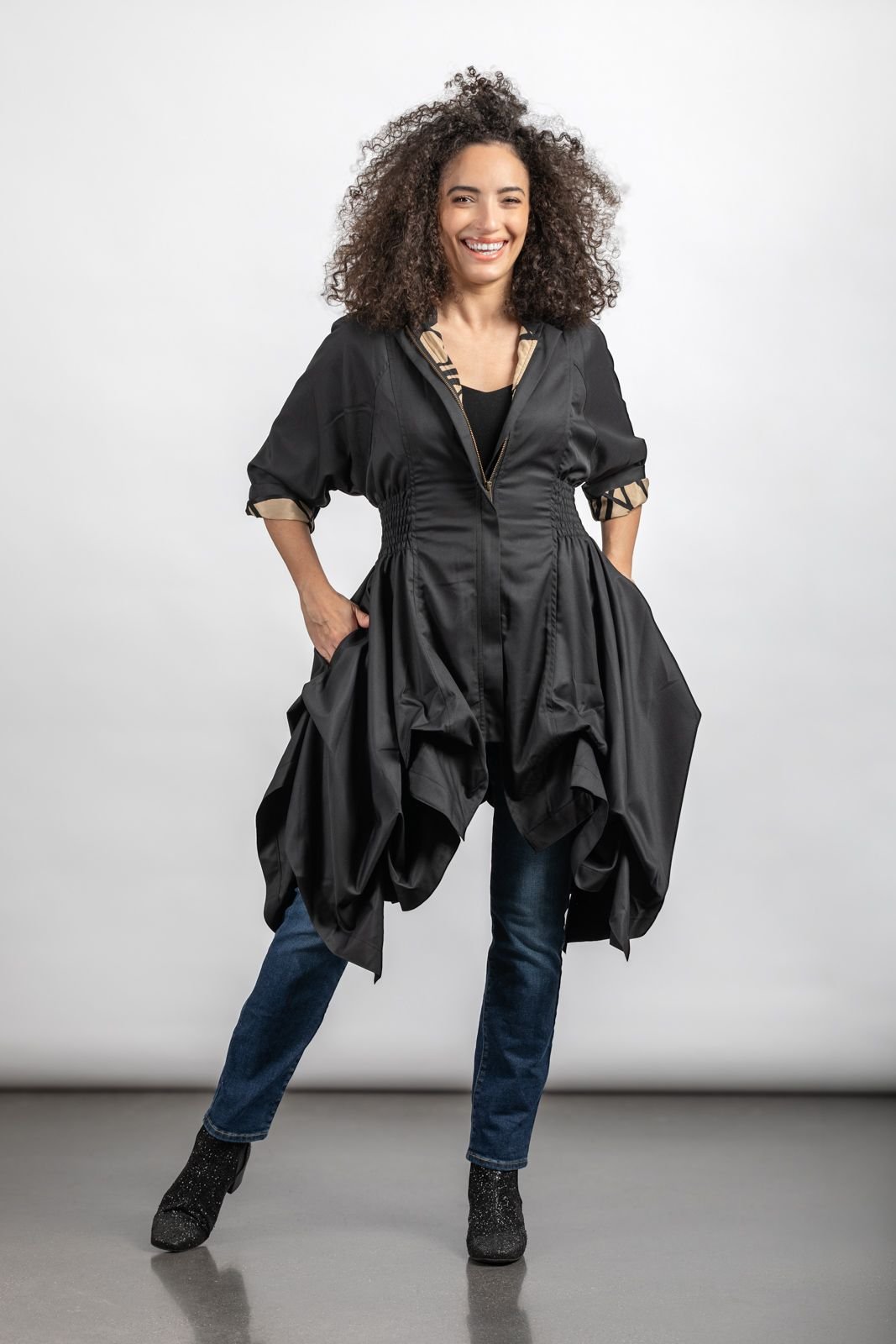 Vestido - Chaqueta Maar negro