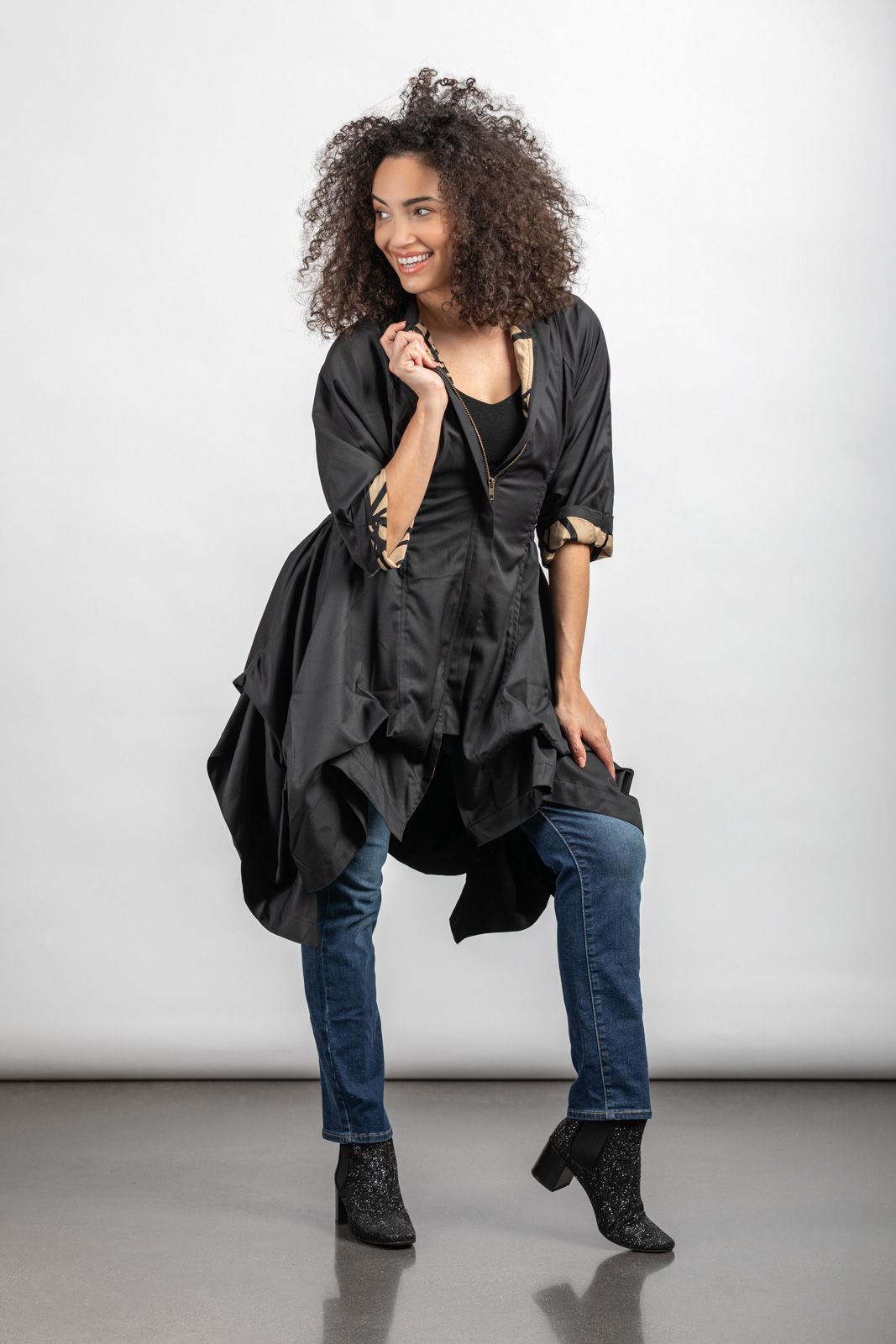 Vestido - Chaqueta Maar negro - Imagen 2