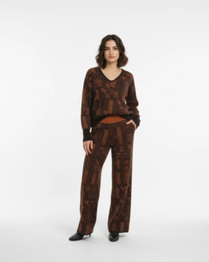 Pantalón choco/caldera con brillis WNT