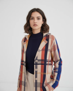 Chaqueta Mondrian beige WNT