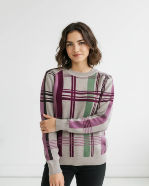 Jersey Mondrian gris WNT