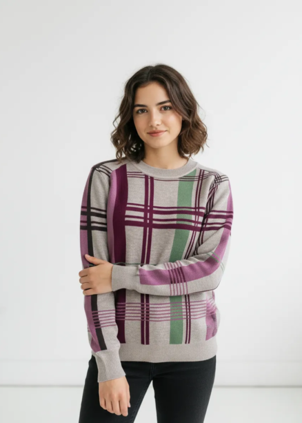 Jersey Mondrian gris WNT