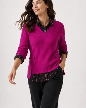 Jersey Cassandra Rosa Poupée Chic