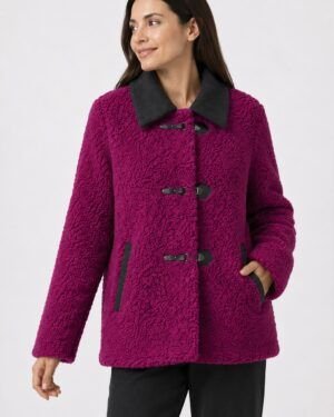 Parka Sibila fucsia Poupée Chic - 42