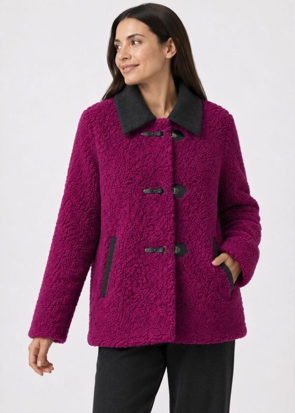 Parka Sibila fucsia Poupée Chic
