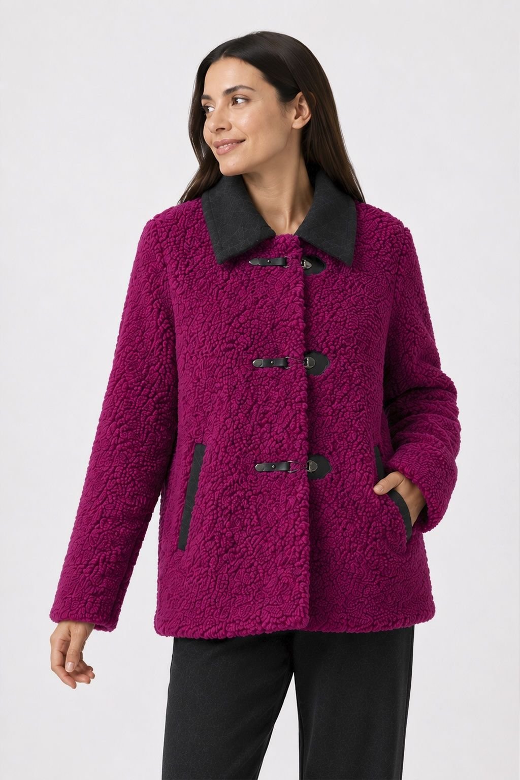 Parka Sibila fucsia Poupée Chic