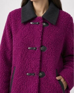 Parka Sibila fucsia Poupée Chic