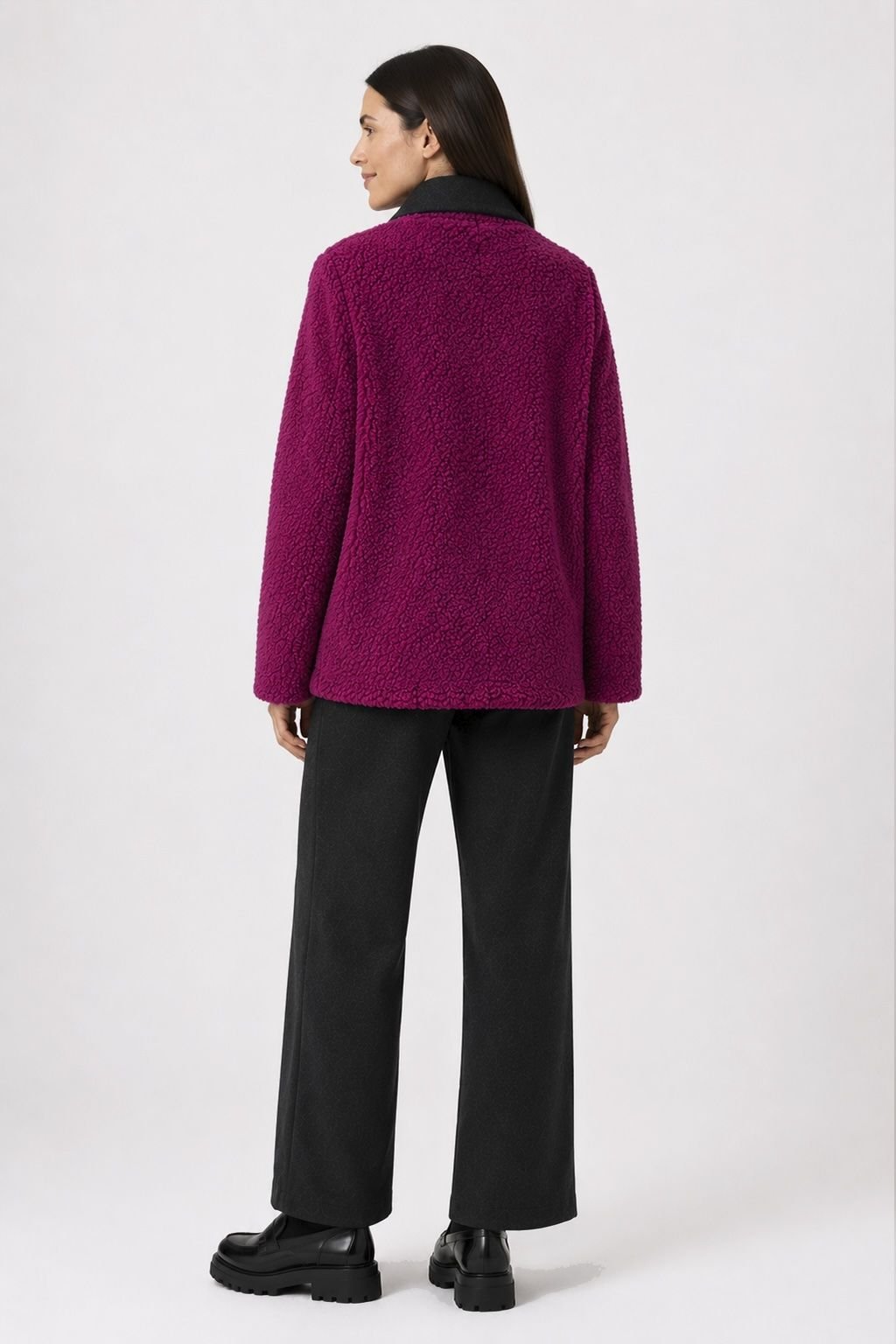 Parka Sibila fucsia Poupée Chic - Imagen 3