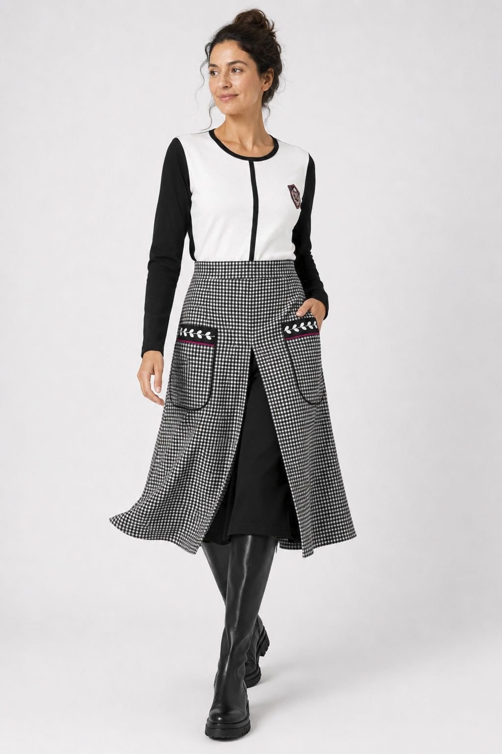 Falda cuadros Cassandra Poupée Chic