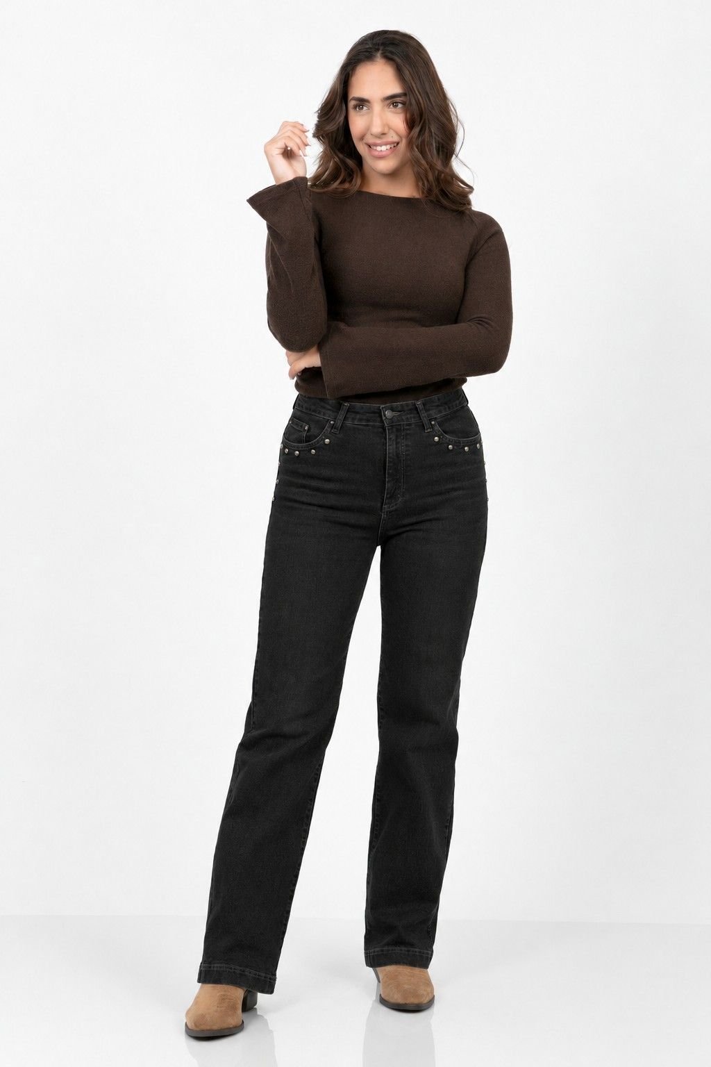 Pantalón vaquero negro