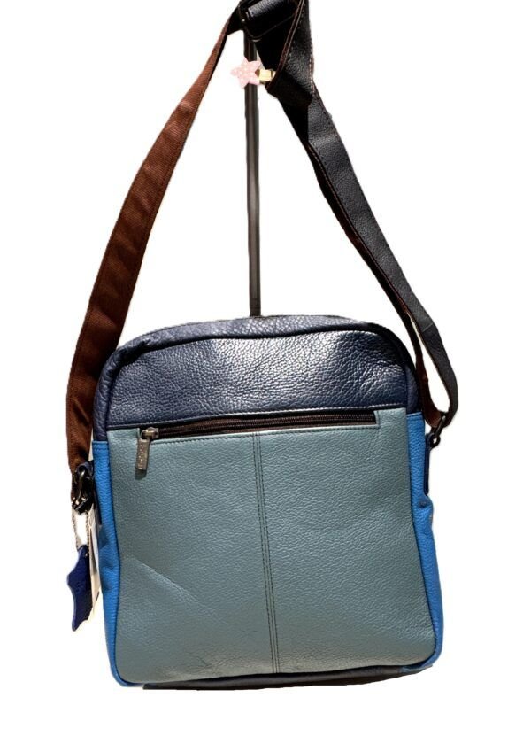 Bolso piel azul Delilah Soruka
