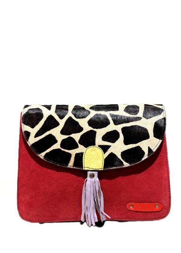 Bolso piel rojo Olivia Soruka