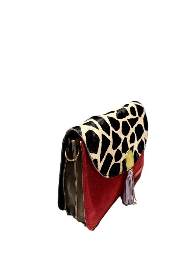 Bolso piel rojo Olivia Soruka