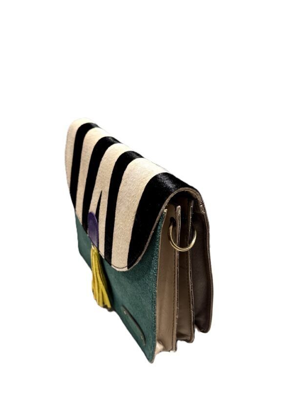 Bolso piel verde Olivia Soruka