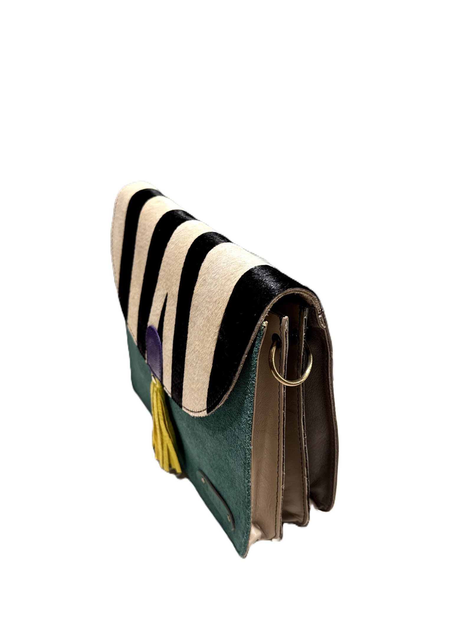 Bolso piel verde Olivia Soruka - Imagen 2