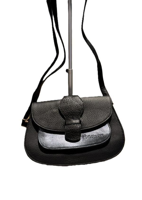 Bolso piel negro Violet Soruka
