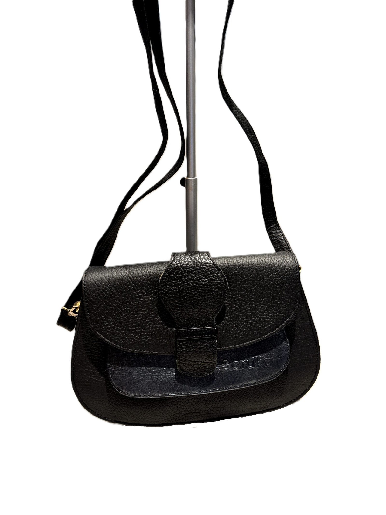Bolso piel negro Violet Soruka - Imagen 4