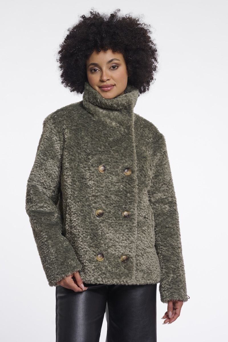 Chaquetón Brune verde misty Rino&Pelle