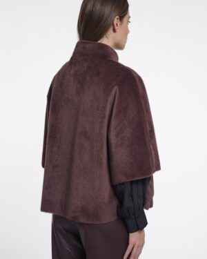 Chaquetón capa chocolate Rino&Pelle