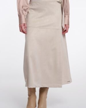 Falda beige Frosina Rino&Pelle