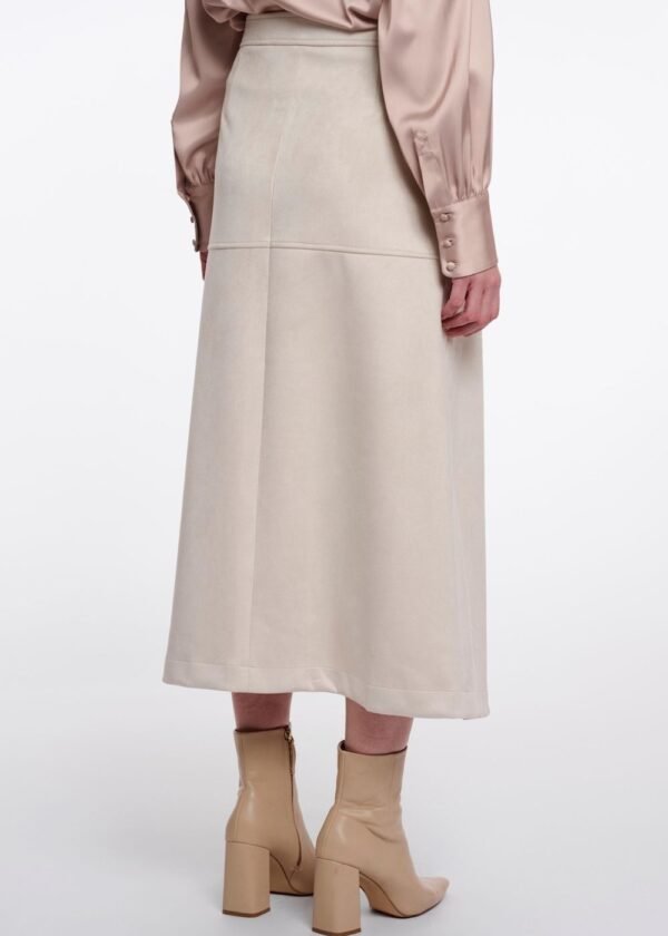 Falda beige Frosina Rino&Pelle
