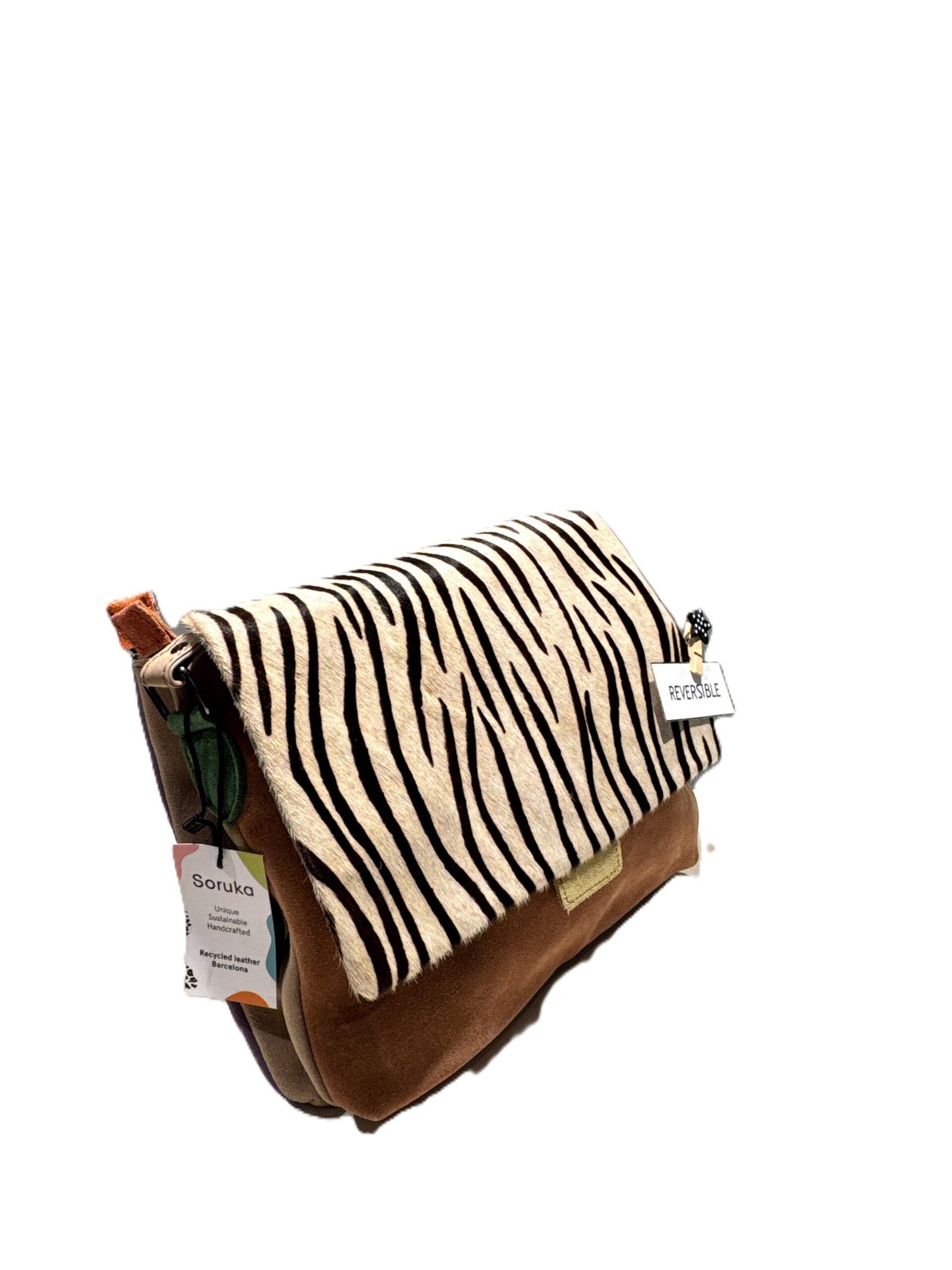 Bolso piel Ingrid Soruka claro - Imagen 3