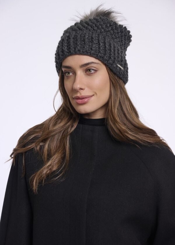 Gorro Kevina gris oscuro