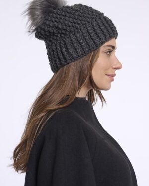 Gorro Kevina gris oscuro