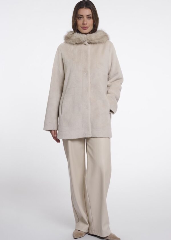 Abrigo beige Mans Rino&Pelle