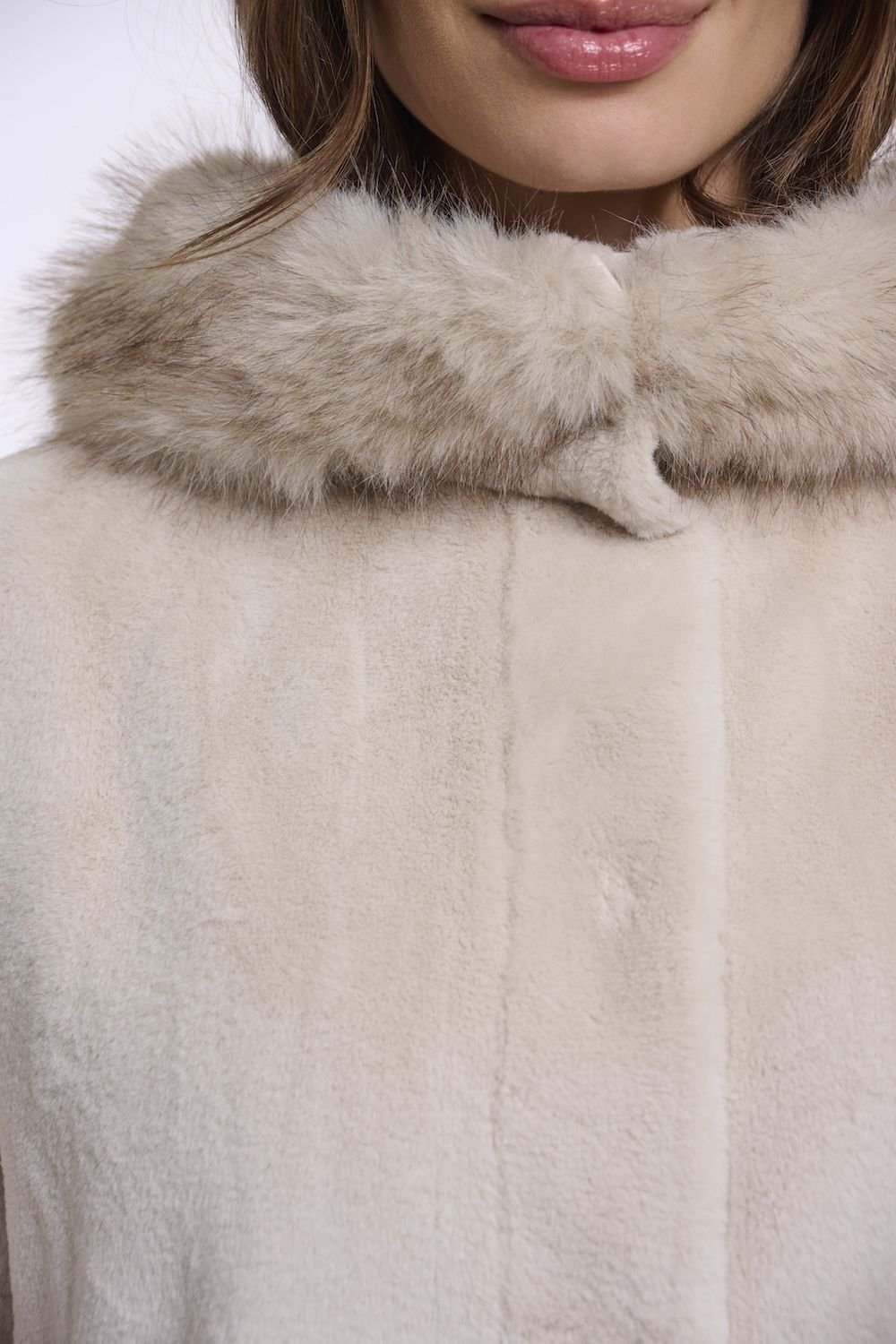 Abrigo beige Mans Rino&Pelle - Imagen 3