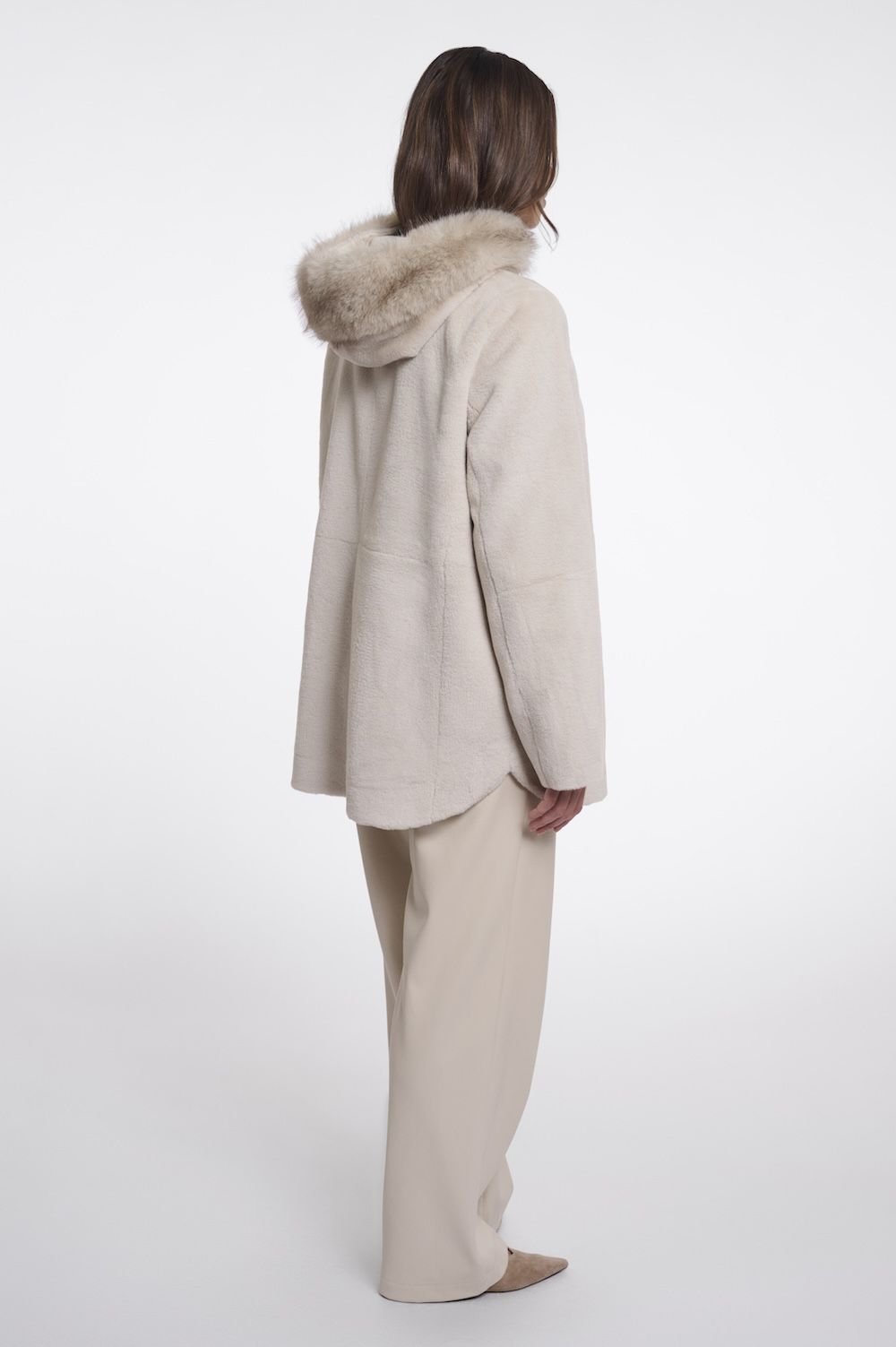 Abrigo beige Mans Rino&Pelle - Imagen 4